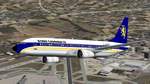 Repaint
                  of original 737 as default in FS2002. Fictitious colours of
                  British Caledonian 